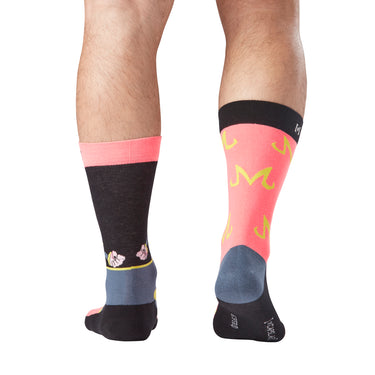 Chaussettes Homme CVBUU Noir et Rose