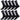 Lot de 10 Paires de Chaussettes homme Tennis Sportif Noir/Blanc Uni - Umbro