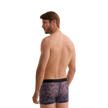 Boxer homme Polyamide Bleu/Noir Imprimé - Aubade Men