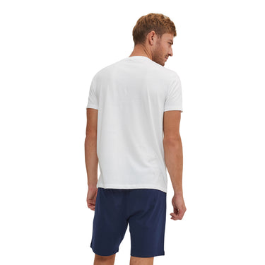Pyjama Blanc homme coupe Regular Col rond Uni - Serge Blanco