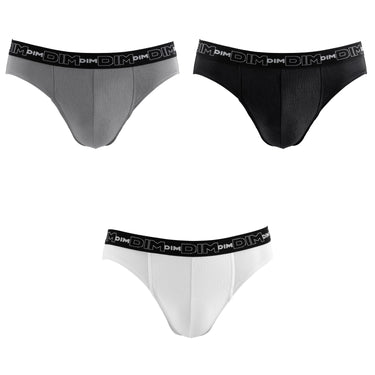 LOT DE 3 Slip Sous-vêtements Homme STRETCH Noir et Blanc