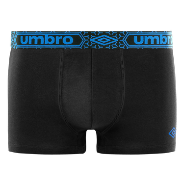 Lot de 4 Boxers homme Coton Noir Uni - Umbro