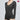 T-shirt manches longues col en V Femme INNOVATION Noir et Uni