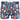 Boxer Homme SOFRENCH Bleu et Rouge