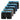 Lot de 5 Boxers homme Coton Noir/Gris/Bleu Uni - Umbro