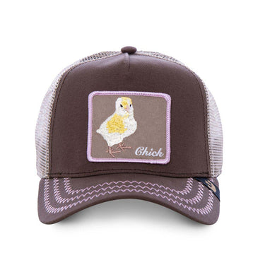 Casquette Femme CHICKY Marron et Beige