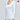 T-shirt manches longues col en V Femme INNOVATION Blanc et Uni