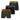 Lot de 3 Boxers homme Polyamide Kaki/Orange/Noir/Beu foncé/Jaune/Gris Uni - Umbro
