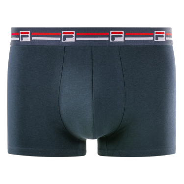 Lot de 3 Boxers homme Coton Bleu Marine Uni - Fila