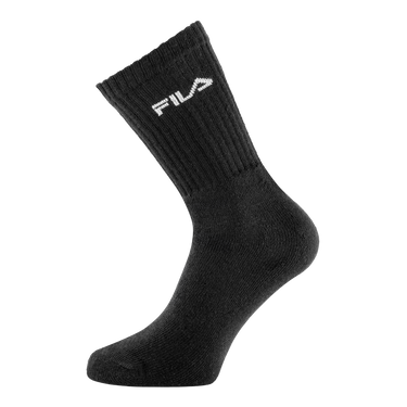 Lot de 6 Paires de Chaussettes homme Tennis Mode, Sportif Noir/Blanc Uni - Fila