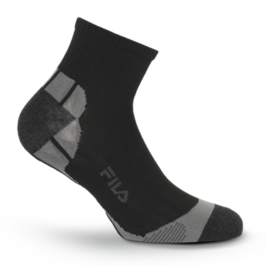 Lot de 6 Paires de Chaussettes homme Courtes Sportif Noir/Gris - Fila
