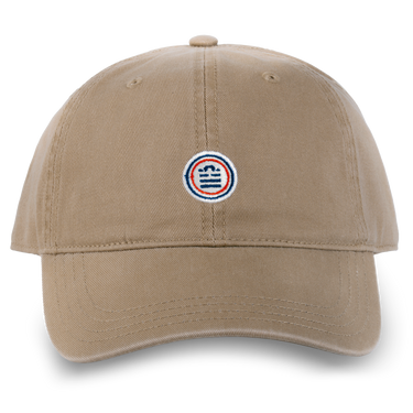 Casquette Uni Serge Blanco Beige Dad cap Strapback / Boucle