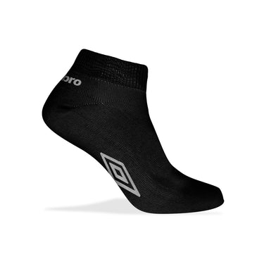 Lot de 5 Paires de Chaussettes homme Courtes Sportif Blanc/Noir Uni - Umbro