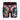 Boxer homme Polyester Noir/Rouge/Orange/Bleu/Vert/Rose Imprimé - Pull In
