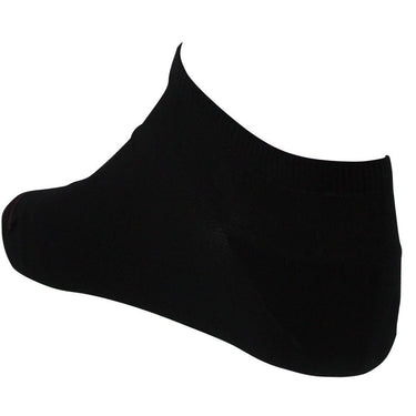 Socquettes Femme UNI JERSEY Noir et Rouge