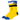 Chaussettes Homme WARRIORS ST CREW Jaune et Bleu