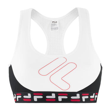 Brassière Femme LETTER Blanc et Noir
