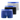Lot de 3 Boxers homme Coton Noir/Bleu/Gris Chiné Uni - Umbro