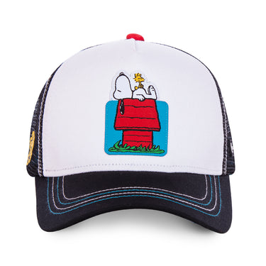 Casquette Homme HOU Noir et Blanc