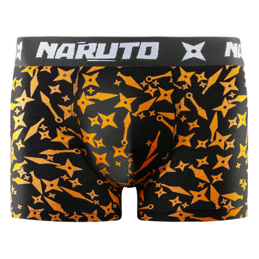 Lot de 4 Boxers Enfant Coton Confort, Respirant, Stretch Akatsuki Imprimé Noir/Rouge/Bleu/Blanc/Beige Imprimé - Naruto Shippuden