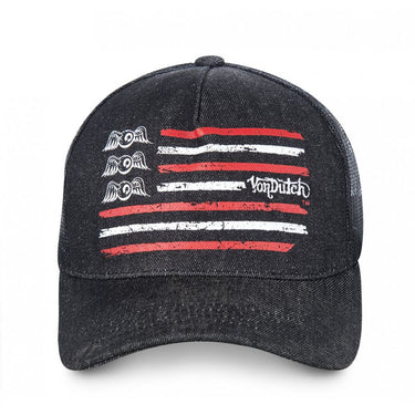 Casquette Homme FLG Noir et Rouge