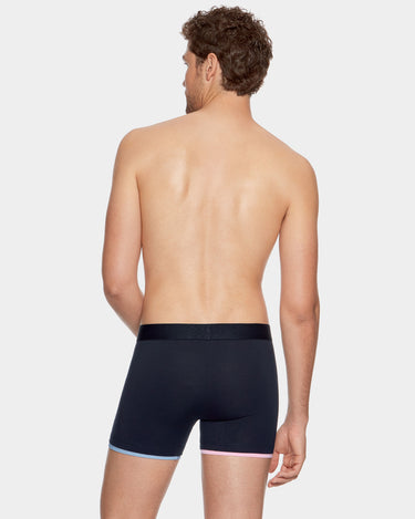 Boxer homme Coton Bleu Marine - Eden Park