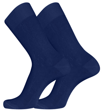 Paire de Chaussettes homme Ville Mode Bleu Marine Uni - Pierre Cardin