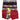 LOT DE 3 Boxer Sous-vêtements Garçon STRETCH Rouge et Anthracite