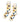 Paire de Chaussettes homme Ville Beige/Jaune/Bleu Imprimé - Happy Socks