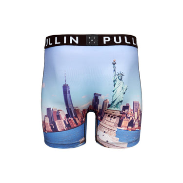 Boxer homme Polyester Noir/Blanc/Violet/Bleu/Beige Imprimé - Pull In
