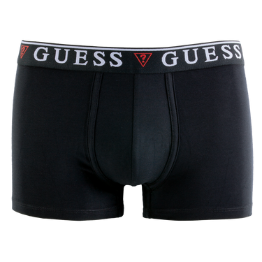 Lot de 3 Boxers homme Coton Blanc/Gris clair/Noir Uni - Guess