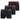Lot de 3 Boxers homme Polyester Bleu/Gris/Rouge Uni - Freegun