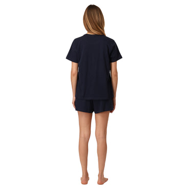 Pyjama Bleu femme coupe Regular Col rond Uni - Pierre Cardin