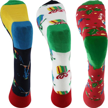 LOT DE 3 Chaussettes Chaussettes Mixte HOLIDAY Rouge et Blanc