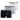 Lot de 3 Boxers homme Coton Blanc/Gris clair/Noir Uni - Guess