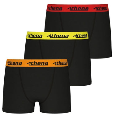 LOT DE 3 Boxer Sous-vêtements Garçon TRIOCHOC Noir et Multicolore