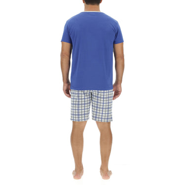Pyjama Bleu homme coupe Regular Col rond Imprimé - Pierre Cardin