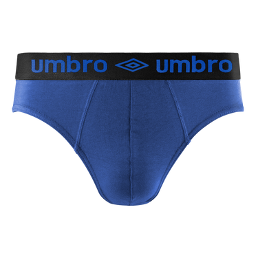 Lot de 3 Slips homme Coton Noir Uni - Umbro