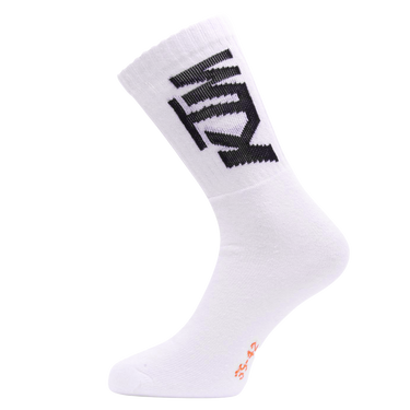 Lot de 12 Paires de Chaussettes homme Tennis Sportif Blanc/Noir - Ktm