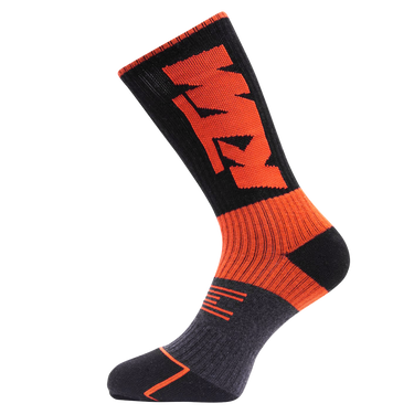 Lot de 6 Paires de Chaussettes homme Tennis Sportif Noir/Orange - Ktm