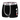 Boxer Homme CUISSE Noir et Blanc
