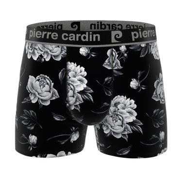 Lot de 3 Boxers homme Coton Vert/Noir/Blanc/Bleu/Rouge Imprimé - Pierrecardin