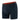 Boxer homme Coton Bleu marine/Rouge/Blanc Uni - Le Slip Francais
