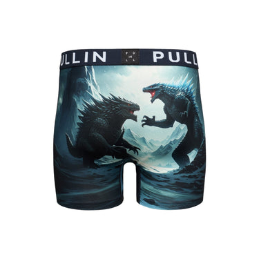 Boxer homme Polyester Bleu/Noir/Gris Imprimé - Pull In