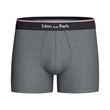 Lot de 2 Boxers homme Coton Gris/Bleu/Rose - Eden Park