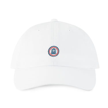 Casquette Uni Serge Blanco Blanche Dad cap Strapback / Boucle