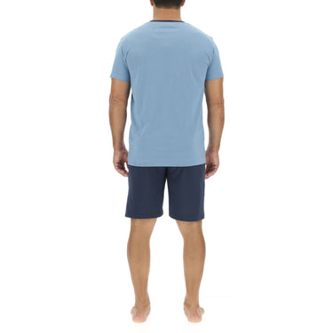Pyjama Bleu homme coupe Regular Col boutonné Uni - Pierre Cardin