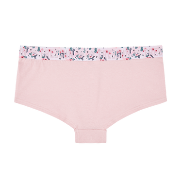 Boxer Femme FLEUR Rose et Pâle