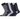 Lot de 6 Paires de Chaussettes homme Noir/Gris/Bleu - Serge Blanco
