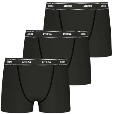 LOT DE 3 Boxer Sous-vêtements Garçon MYPETITPRIX3 Noir et Uni